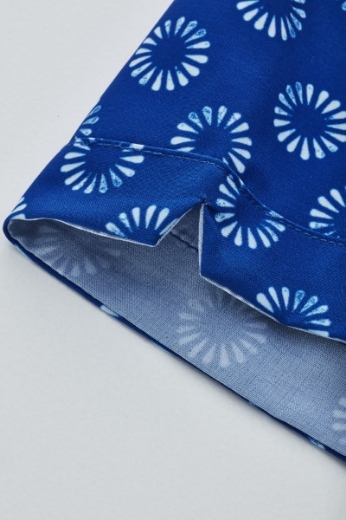 Picture of Bizcare Ladies Daisy Print Shirt Short Sleeve